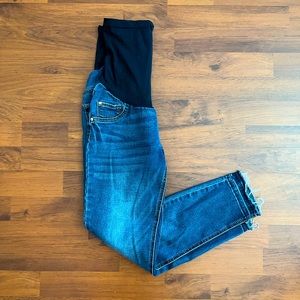 Jessica Simpson maternity distressed denim
